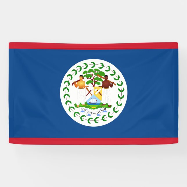 Belize flag Banner (Horizontal)