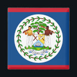 Belize Flag Magnet<br><div class="desc">Customizable World Flag Products - Please feel free to add your own text.</div>