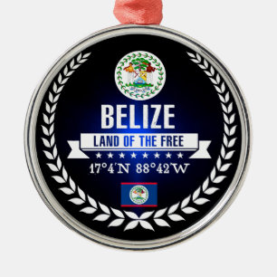 Belize Metal Tree Decoration