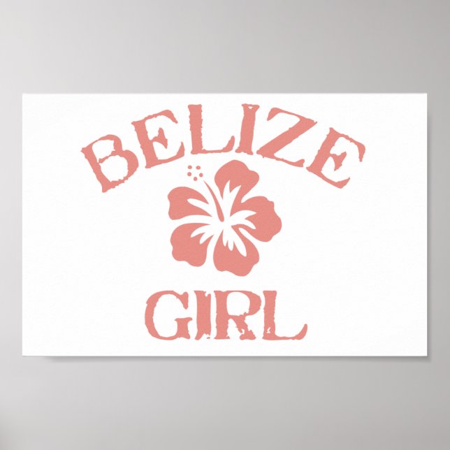 Belize Pink Girl Poster (Front)