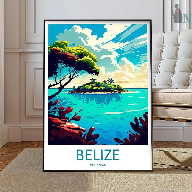 Belize Travel Print Wall Art Belize Wall Hanging  (Creator Uploaded)