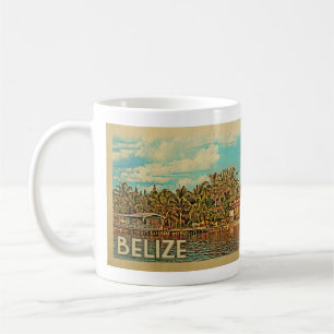 Belize Vintage Travel Coffee Mug