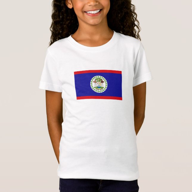 Belizean Flag T-Shirt (Front)