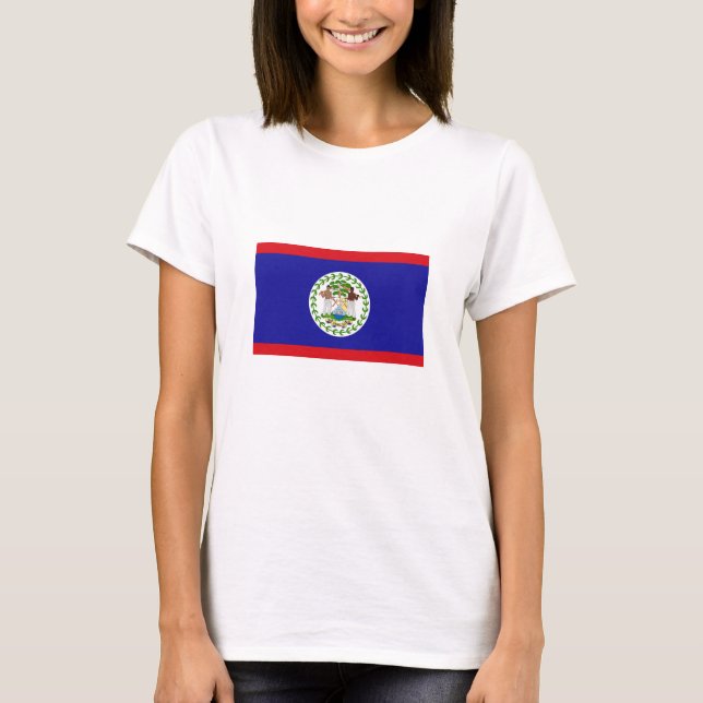 Belizean Flag T-Shirt (Front)