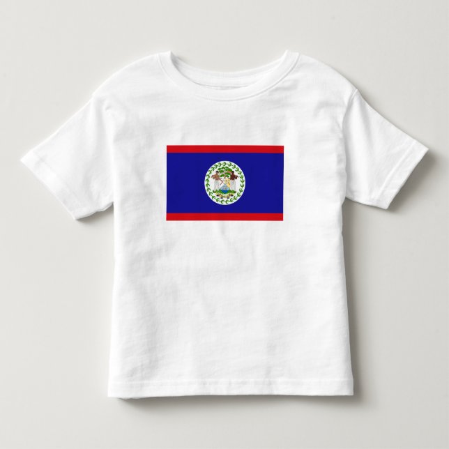 Belizean Flag Toddler T-Shirt (Front)