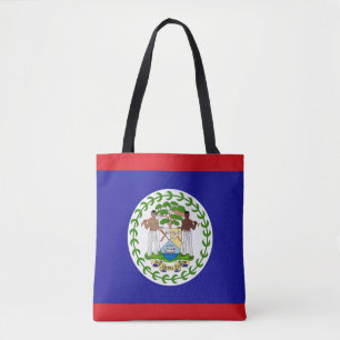 Belizean Flag Tote Bag