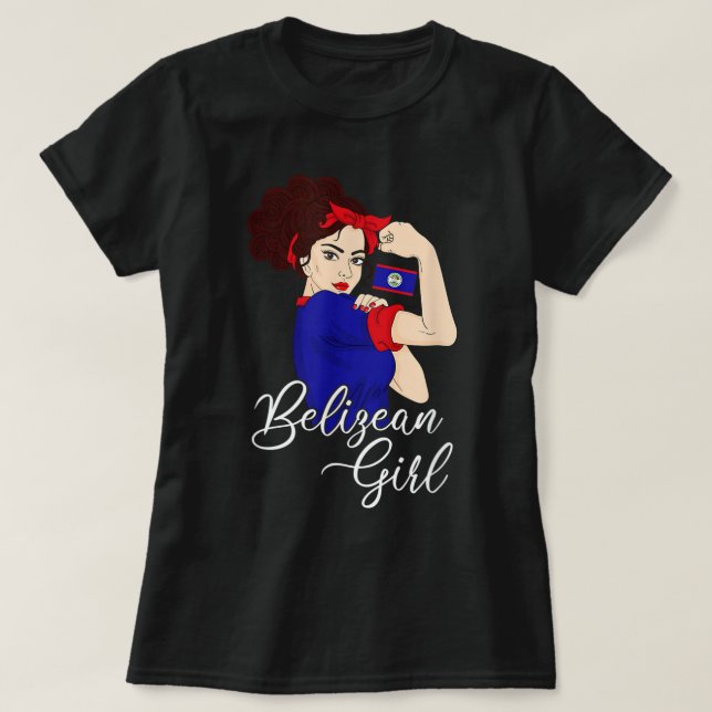 Belizean Girl, Belise T-Shirt (Design Front)
