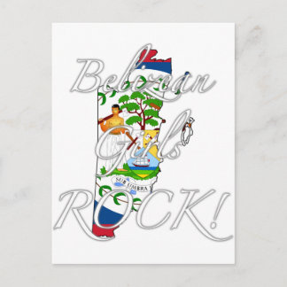 Belizean Girls Rock! Postcard