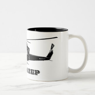 Bell_412_EP_white, Bell 412EP Two-Tone Coffee Mug