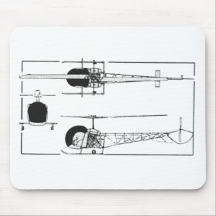 Bell 47 Helicopter Mouse Mat