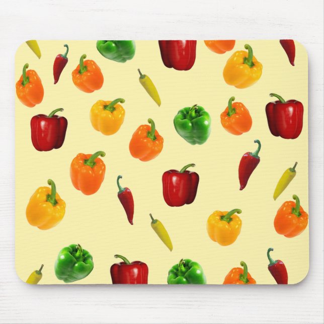 Bell and Mini Pepper Mousepad (Front)