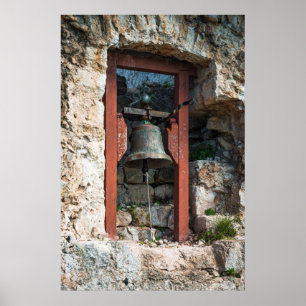 Bell At St. Michael'S Fort, Croatia Poster