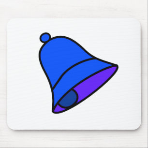 Bell Blue 45 deg The MUSEUM Zazzle Gifts Mouse Mat