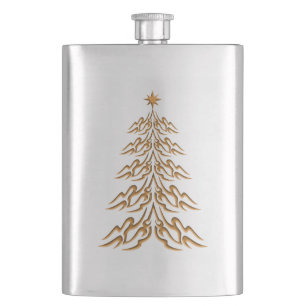 Bell Christmas Tree Flask