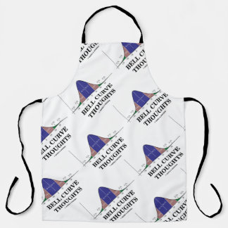 Bell Curve Thoughts Statistics Humour Apron