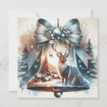 bell Flat Holiday Card