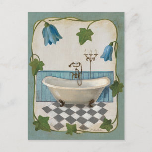 Bell Flower Bath Postcard