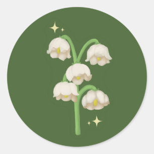 Bell Flower Sticker Set Cute & Floral