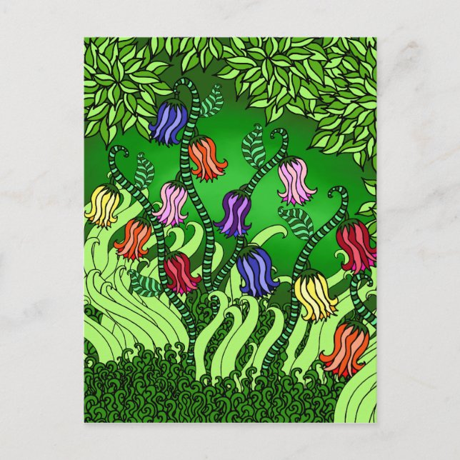 Bell Flowers Postcard (Front)