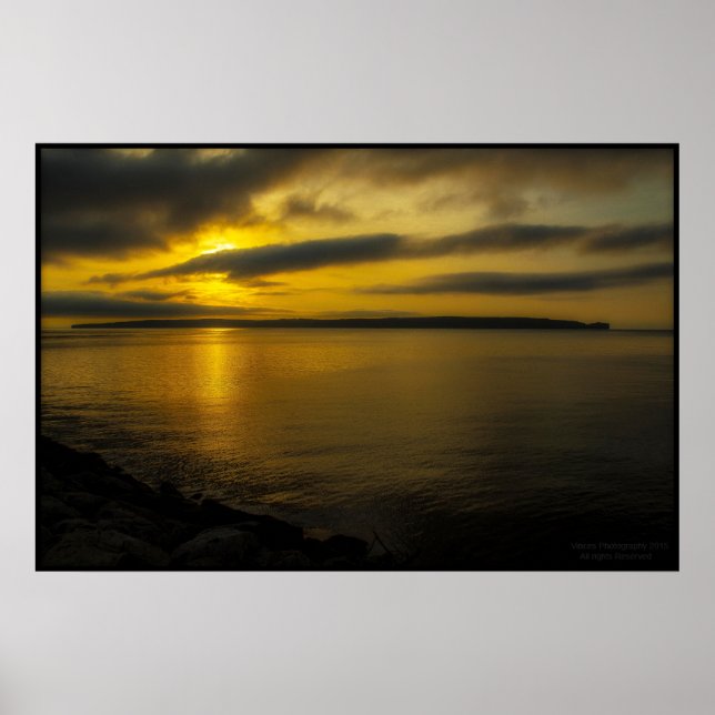 Bell Island Sunset Poster (Front)