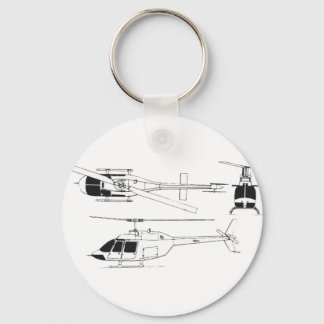 Bell Jet Ranger / TH- Key Ring