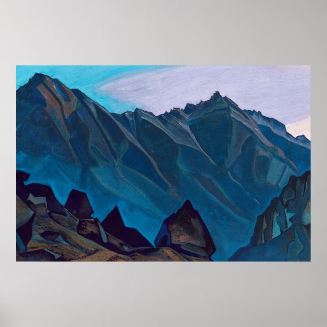 Bell Mountain by Nicholas Roerich Poster (Front)