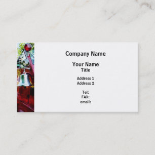 Bell on Fire Engine Business Card