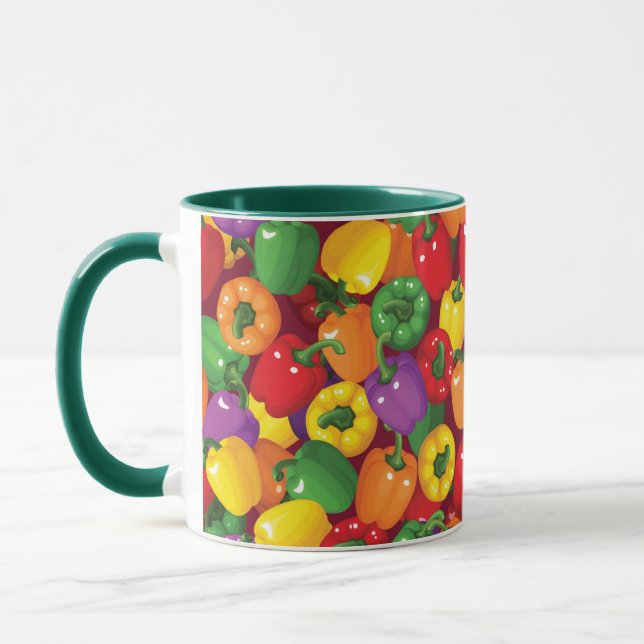 Bell Pepper Pattern Mug (Left)