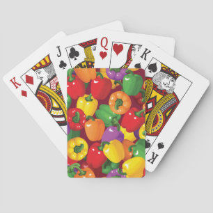 Bell Pepper Pattern Playing Cards