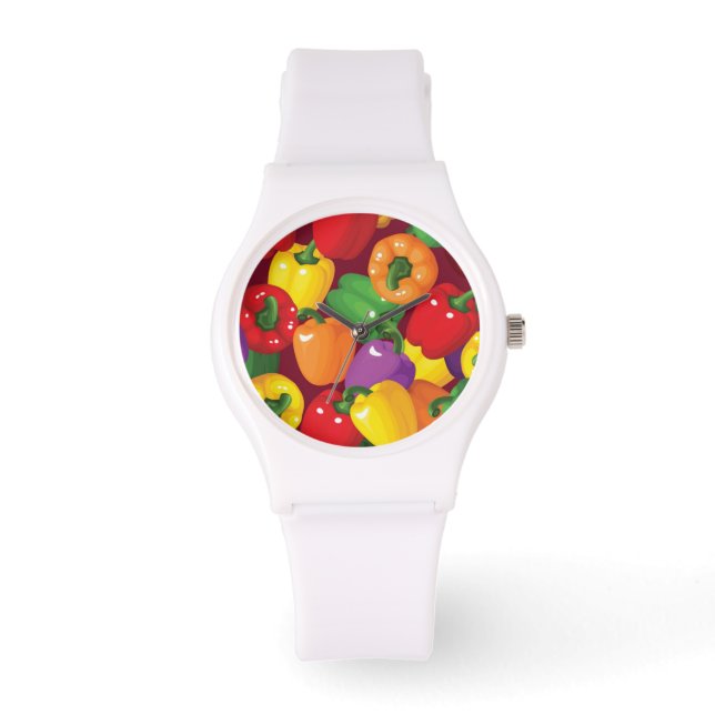 Bell Pepper Pattern Watch (Front)
