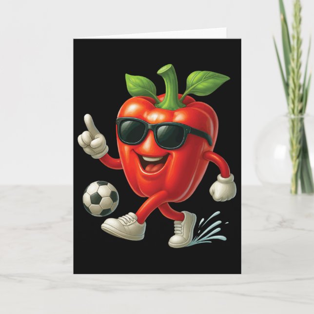 Bell Pepper Soccer  Card (Front)