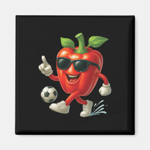 Bell Pepper Soccer Magnet