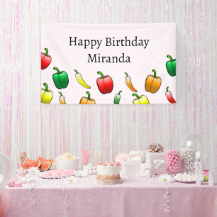 Bell Peppers and Long Sweet Peppers Banner