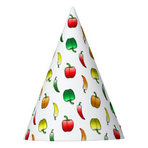 Bell Peppers and Sweet Long Peppers Party Hat