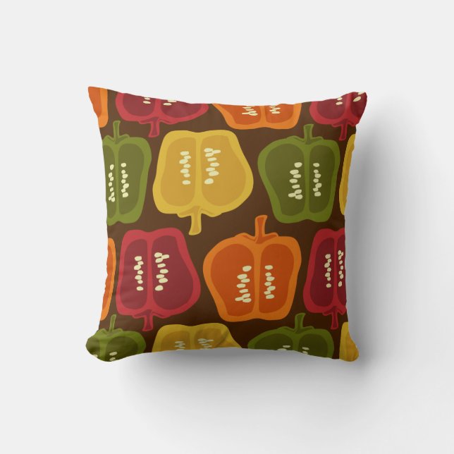 Bell Peppers Pillow (Front)