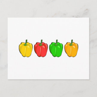 Bell Peppers Postcard