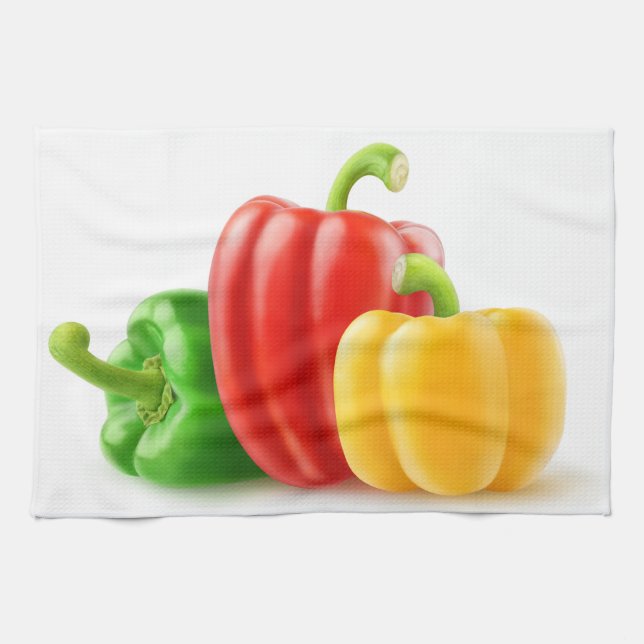 Bell peppers tea towel (Horizontal)