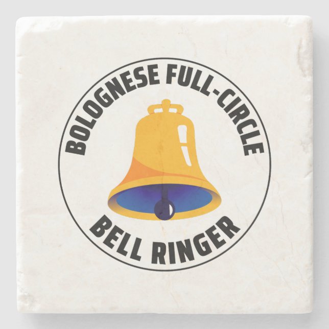 Bell ringer Bell ringing Bells Tower Campanology Stone Coaster (Front)