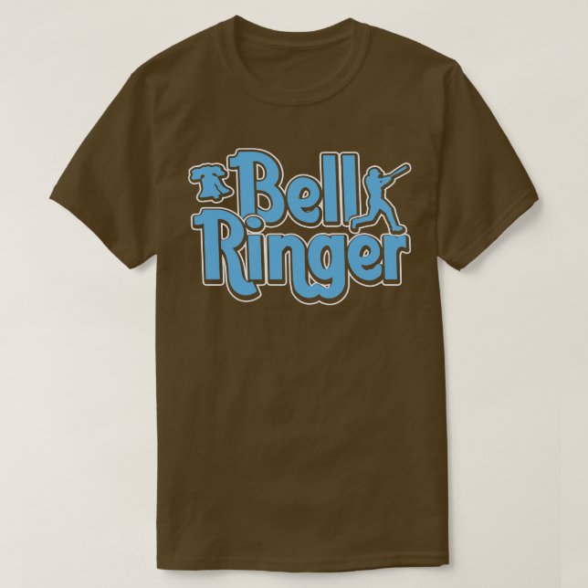 Bell Ringer Home Run Liberty Bell Philly Baseball T-Shirt (Design Front)
