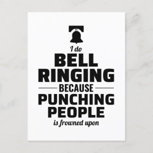Bell Ringer Ringing Collector Campanologist Funny Postcard