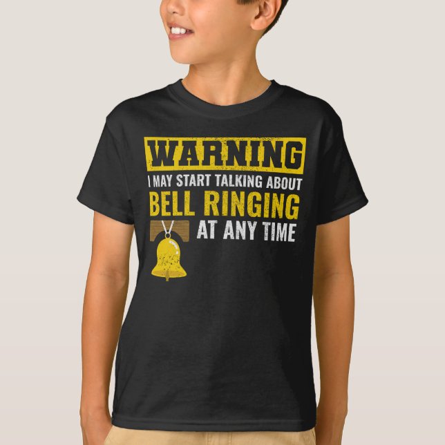 Bell Ringer Ringing Collector Campanologist Funny T-Shirt (Front)