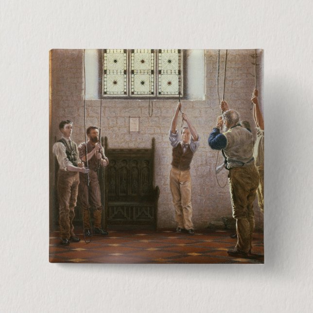 Bell Ringers 15 Cm Square Badge (Front)