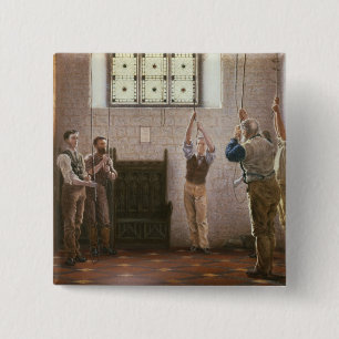 Bell Ringers 15 Cm Square Badge