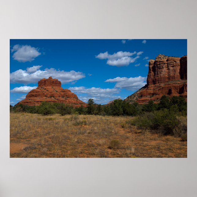 Bell Rock and Courthouse Butte 6533 Poster (Front)