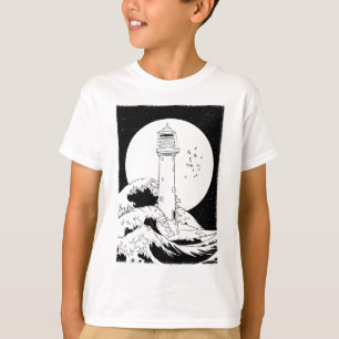 Bell Rock lighthouse fully moon T-Shirt