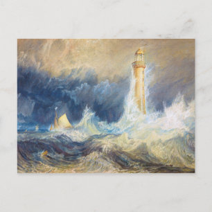 Bell Rock Lighthouse Joseph Mallord William Turner Postcard