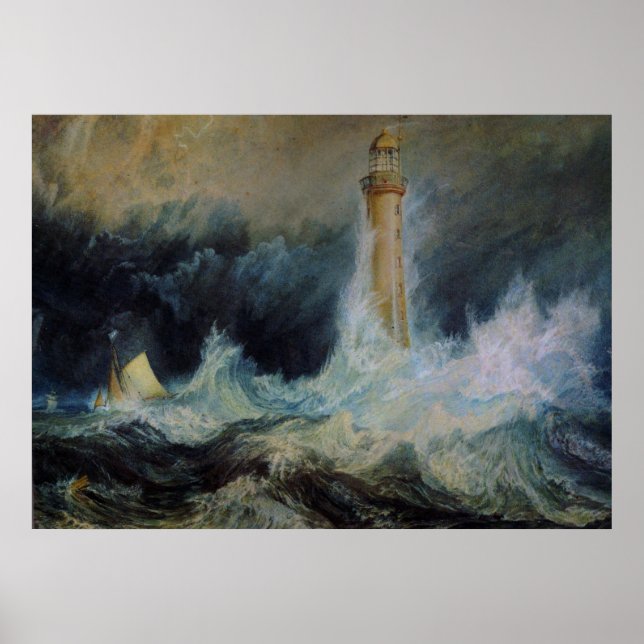 Bell Rock Lighthouse Poster (Front)