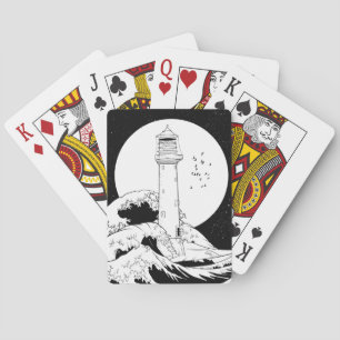 Bell Rock lighthouse Scotland Playing Cards