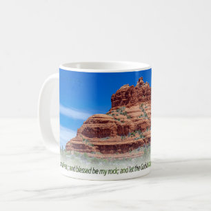 Bell Rock Psalm 18:46 KJV Coffee Mug