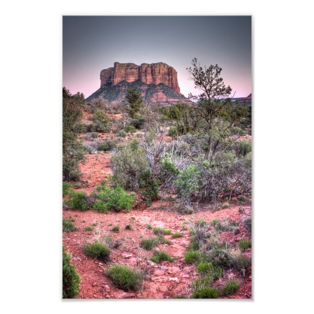 Bell rock Sedona, AZ Photo Print (Front)